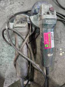 lot 11777 image: (2) Metabo Quick Angle Grinder  Model WEP 15-150