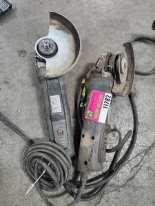 lot 11782 image: (2) Metabo Angle Grinder&nbsp