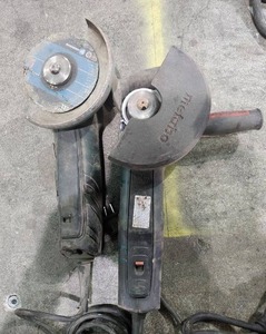lot 11788 image: (2) Metabo Corded Angle Grinders