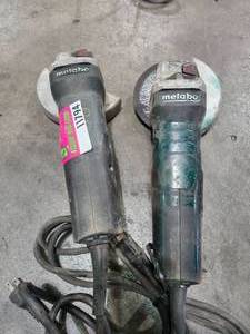 lot 11794 image: (2) Metabo Angle Grinder&nbsp