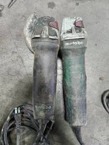 lot 11807 image: (2) Metabo Angle Grinders