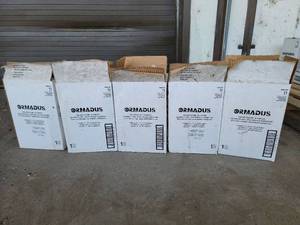lot 23751 image: (5) Ormadus 100% RTV Silicone Hi-Temp Red Cartridges  Model 44610