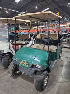 lot 5290 image: EZGO Electric Golf Cart 2-Seat w Utility Bed