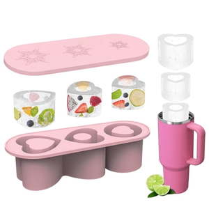lot 10258 image: KIMHY Silicone Ice Cube Tray with lid