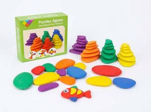 lot 10263 image: Montessori Stacking Puzzle Toy for Kids 3