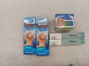 lot 10279 image: Sumifun Nail Fungus Cream & Scar Sheets Bundle