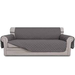 lot 10286 image: Easy-Going Reversible Sofa Cover 3-Cushion Gray