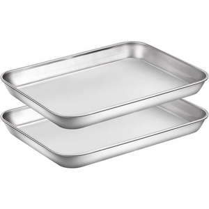 lot 10289 image: Aluminum Sheet Pans - 4 Pack