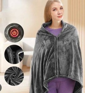 lot 10293 image: USB Electric Heated Shawl Blanket Wrap