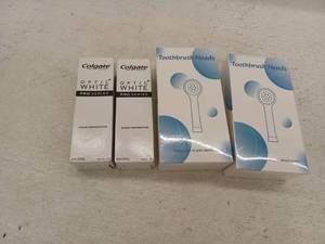 lot 10295 image: Colgate Optic White Pro Series Toothpaste & Replacement Toothbrush Heads Bundle