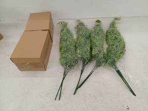 lot 10305 image: Artificial Greenery Stems Decorative Plants (Qty  8 in each box) 3 Pack