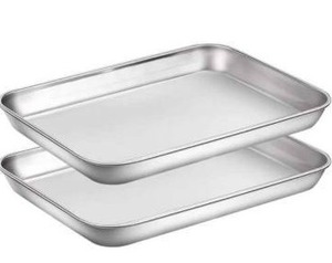 lot 10307 image: Aluminum Baking Pans, Set of 4, 9.25 x 7 Inch