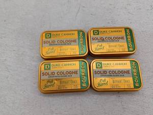 lot 10309 image: Duke Cannon Supply Co. Solid Cologne Balm - 4 Tins