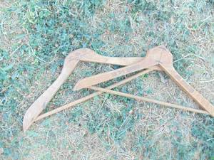 lot 3667 image: Selection of Wooden Hangars