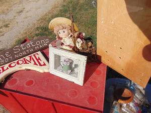 lot 3674 image: Wooden Folk Art signs