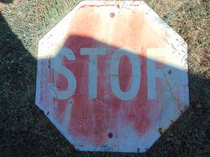 lot 3678 image: Stop Sign