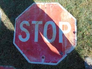 lot 3679 image: Stop Sign
