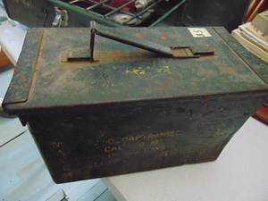 lot 3764 image: Metal Ammo Box