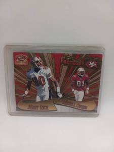 Pacific Trading Revolution Proteges Jerry Rice Terrell Owens NFL Card
