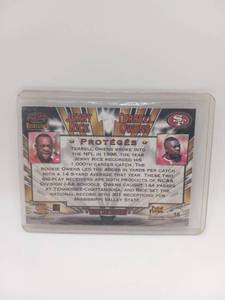 Pacific Trading Revolution Proteges Jerry Rice Terrell Owens NFL Card