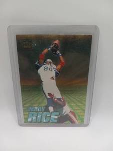lot 8 image: 1990  Jerry Rice Baseball Card #80