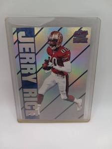 lot 16 image: 1998 Paramount Blitz Jerry Rice Football Card
