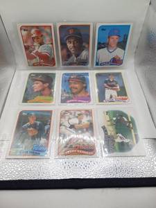 lot 45 image: Topps Baseball Cards Lot 9 Cards 1980s Players