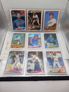 lot 46 image: Topps Baseball Cards Lot 9 Cards 1980s Best Pro