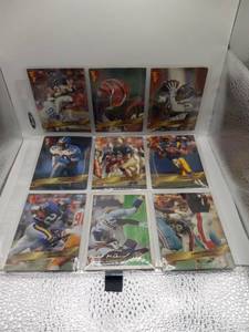 lot 72 image: Sports Cards Lot 9 Football Trading Cards