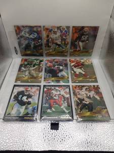 lot 73 image: Lot of 9 NFL Football Trading Cards 1991-1992 Pinnacle