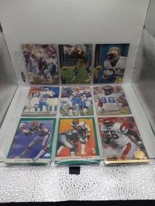 lot 88 image: Football Trading Cards Lot 9 Cards Mixed Brands Players