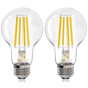 lot 919 image: Energetic A19 Dimmable LED Edison Light Bulbs 100W Equivalent, E26 Bulbs - Retail $10