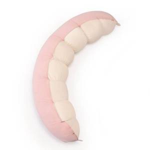 lot 965 image: Ailuteie Peallow(Pat. Pend) �� Long Round Body Pillow for Adults, Bolster Pillow for Sleeping, Soft and Supportive Pillow for Sleeping & Lumbar Support,Blush Pink - Retail $41
