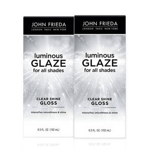 lot 975 image: John Frieda Luminous Glaze Clear Shine Hair Gloss, 6.5 fl oz, 2 Pack - Retail $19