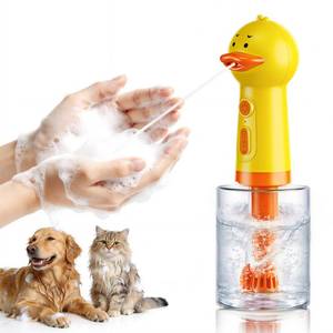 lot 982 image: Taruphic Electric Duck Foam Sprayer with Automatic Foaming Soap Dispenser, Rechargeable Dog Shampoo Dispenser, Suitable for Dog Bath, Kitchen and Pet Cleaning,10.08 � 3.27 � 3.27 inch