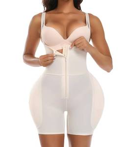 lot 2002 image: Figninget Butt Enhancement Shorts with Pads Tummy Control Shapewear Nude M - Retail $48