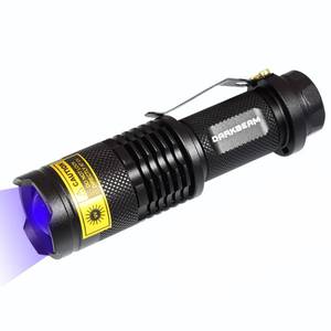 lot 2013 image: DARKBEAM UV 365nm Light Woods Lamp Blacklight Ultraviolet Flashlight Mini - Retail $11