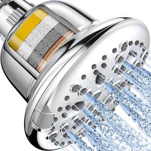 lot 2036 image: Cobbe Filtered Shower Head, 7 Modes High Pressure Shower Heads Chrome - Retail $20