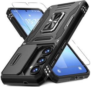 lot 2051 image: DEERLAMN for Samsung Galaxy S26 Case with Screen Protector, Black - Retail $9