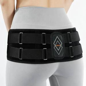 lot 2090 image: Sacroiliac SI Joint Hip Belt for Women Men 8X Compression (Max) ML Black - Retail $28