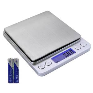 lot 2120 image: Barlunbee Gram Scale,Capacity 500g Accuracy 0.01g Mini Food Scales Digital Weight Grams and Oz,Small Kitchen High Precision for Espresso,Baking,Jewelry,Soap Making,Silver - Retail $10