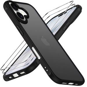 lot 2154 image: ivoler 3-in-1 Case for iPhone 17 6.3 inch, Black - Retail $10