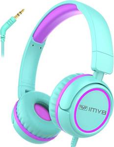 lot 40016 image: IMYB V1 Kids Headphones, 85dB Wired for School, Toddler 2-12 Boys Girls