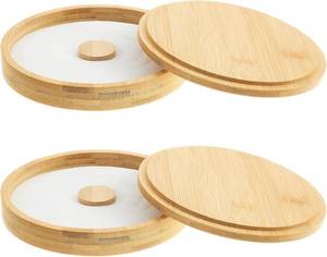 lot 40026 image: Ziliny Margarita Salt Rimmer Set, 2-Piece Glass Rimmer with Lid, 5.9 Diam