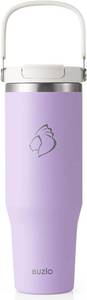 lot 40043 image: BUZIO 40 oz Tumbler with Handle, Insulated Water Bottle with 2-in-1 Lid