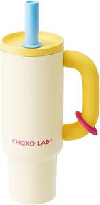lot 40044 image: CHAKO LAB BaWang Insulated Tumbler with Handle & Straw 33oz