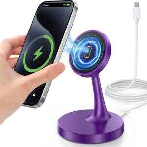 lot 40054 image: TXXTOL Magnetic Wireless Charger iPhone Stand 15W MagSafe for iPhone 12 17