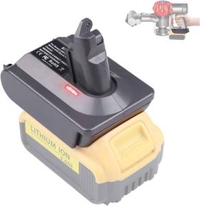 lot 40097 image: DW20V6 Adapter for Dyson V6 & DeWalt 20V Lithium Battery
