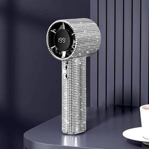 lot 40112 image: Portable Full Diamond Handheld Turbo Fan
