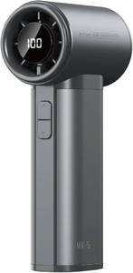 lot 40150 image: 4500mAh Mini Turbo Fan, 100-Speed Touch Control, Pocket Fan, Black